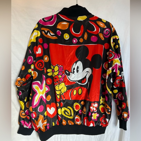 Mickey & co satin bomber , vintage mickey jacket - Picture 2 of 3